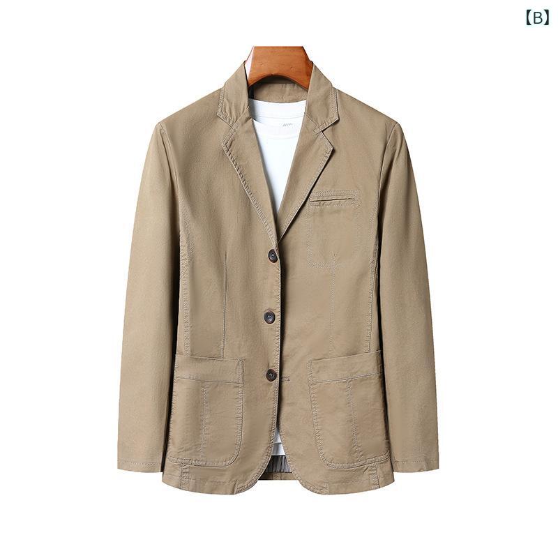 メンズ カジュアルスーツ ジャケット パンツ セットアップ風 ストレッチ素材 オフィス カジュアル 春秋 新作 大人コーデ対応