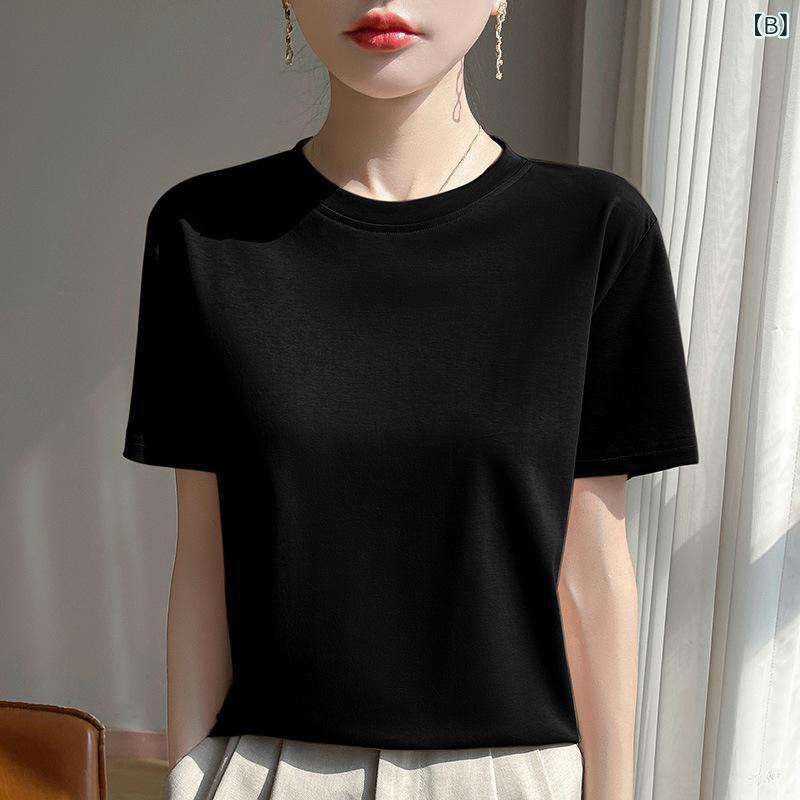 Tシャツ レディース 大きいサイズ 半袖 無地 クルーネック Vネック Uネック ゆったり トップス 体型カバー カジュアル 春夏 2025新作