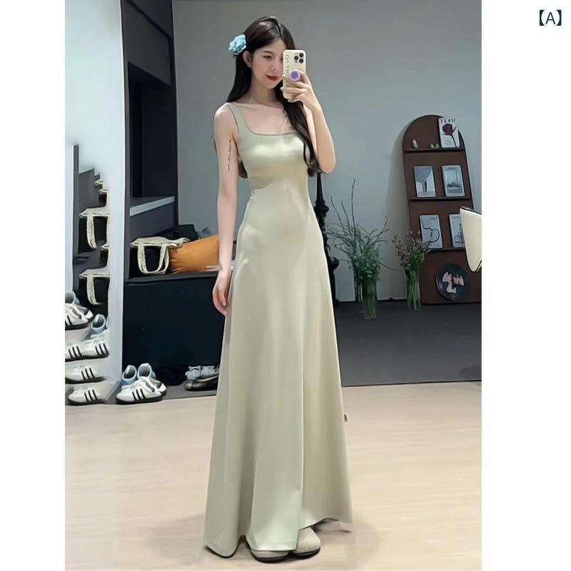 サロペットワンピース レディース Vネック シンプル 無地 ジャンパースカート ゆったり ロング丈 体型カバー オーバーオール 大人可愛い おしゃれ きれいめ