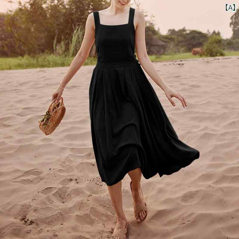 サロペットワンピース レディース Vネック シンプル 無地 ジャンパースカート ゆったり ロング丈 体型カバー オーバーオール 大人可愛い おしゃれ きれいめ