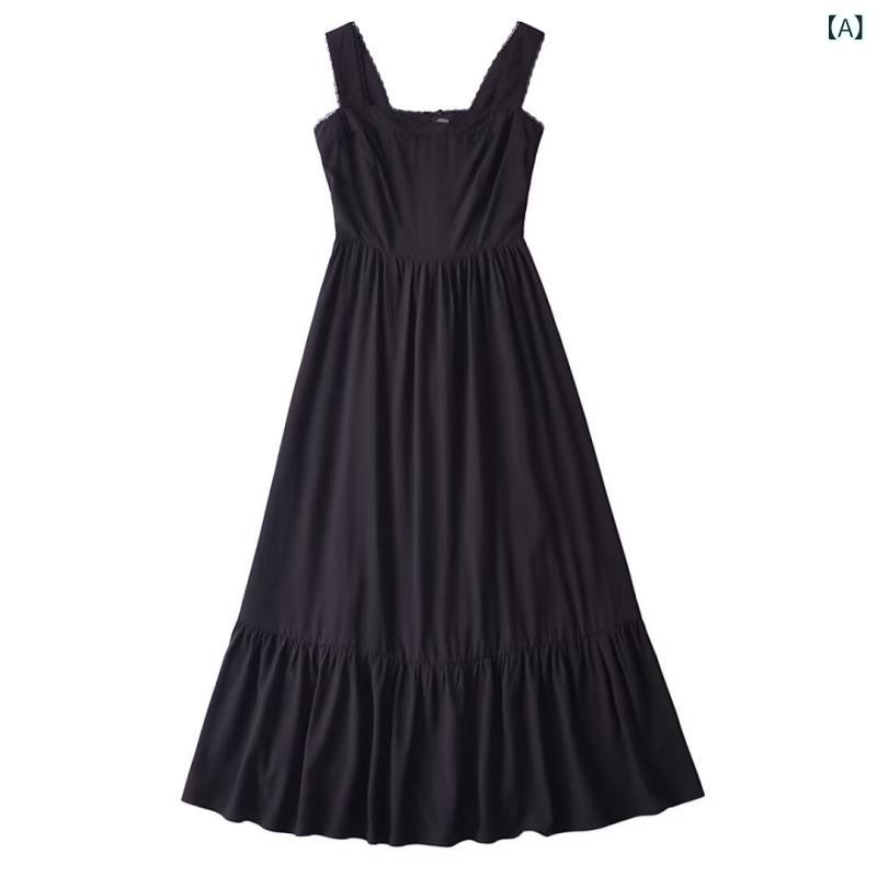 デニムサロペットワンピース レディース Vネック ロング丈 ジャンパースカート ゆったり カジュアル オーバーオール オールシーズン 体型カバー きれいめ 大人可愛い