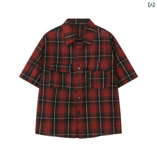 メンズ チェック柄 半袖シャツ カジュアル シャツ 涼しい 綿混素材 通気性抜群 夏服 トップス おしゃれ 春夏 韓国風 大人コーデ体型カバー メンズ チェック柄 半袖シャツ カジュアル シャツ 涼しい 綿混素材 通気性抜群 夏服 トップス おしゃれ 春夏 韓国風 大人コーデ体型カバー