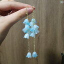 ピアス レディース 鈴蘭 すずらん 揺れる 花 フラワー モチーフ レジン 樹脂ポスト 金属アレルギー対応 軽量 小ぶり 大人可愛い 清楚 上品 結婚式 入学式 卒業式 普段使い ギフト 誕生日 プレゼント
