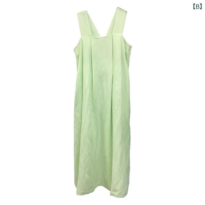 ジャンパースカート 大きいサイズ レディース ロング ゆったり 体型カバー 袖なし きれいめ 通勤 お出かけ 春夏秋 ワンピース