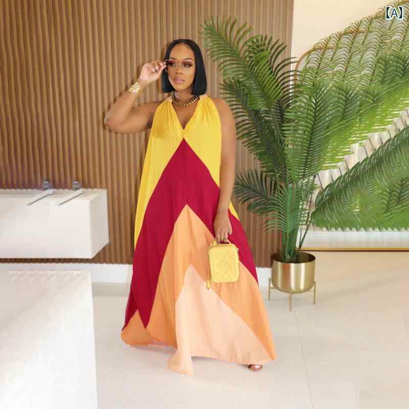 ジャンパースカート 大きいサイズ レディース ロング ゆったり 体型カバー 袖なし きれいめ 通勤 お出かけ 春夏秋 ワンピース