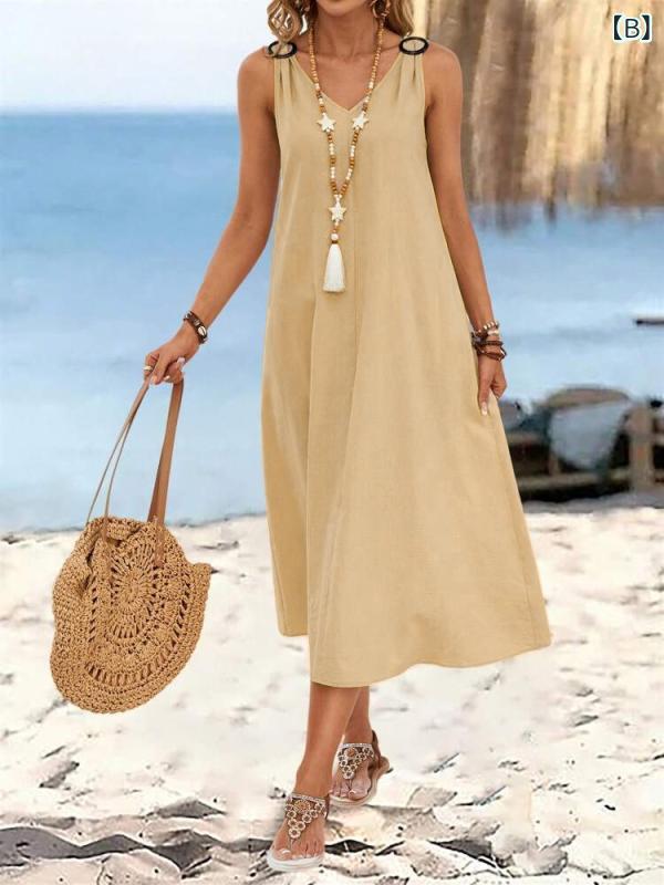 ジャンパースカート レディース 夏コーデ フレアシルエット カジュアル 入学式 M ゆったり