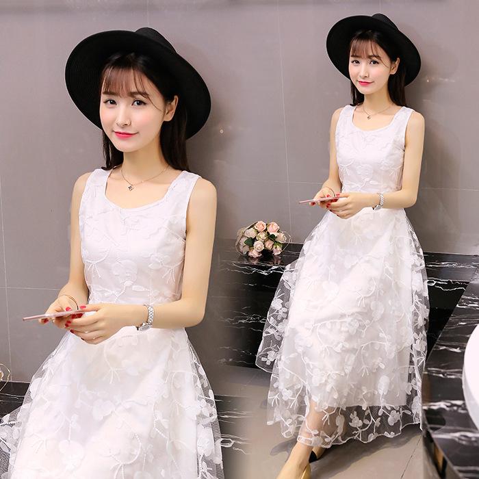 ジャンパースカート レディース ロング Aライン 体型カバー Vネック 袖なし ワンピース 春夏秋 きれいめ 大きいサイズ S〜XXL