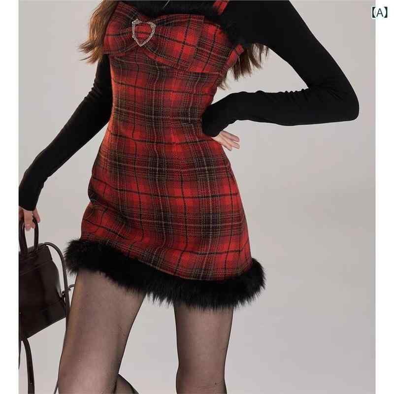 ジャンパースカート レディース Aライン 着痩せ効果あり