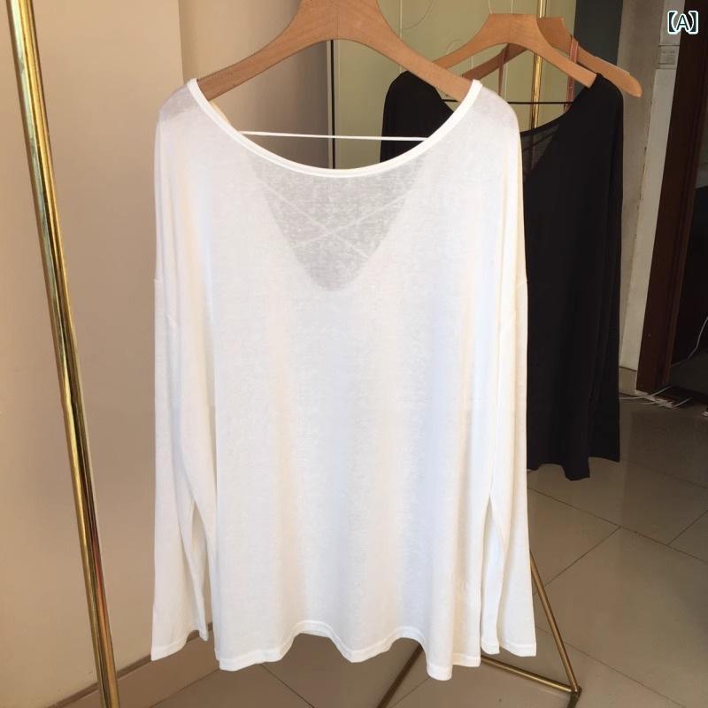 ロングカーディガンレディース薄手半...