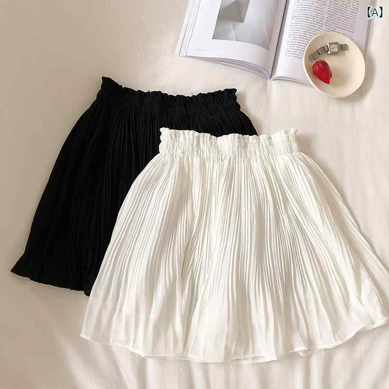プリーツスカート ロング レディース ハイウエスト シフォン スカート 上品 エレガント 高見え きれいめ 大人 通勤 オフィス フォーマル 無地 黒 白 グレー 大きいサイズ 体型カバー 美脚ライン マキシスカート