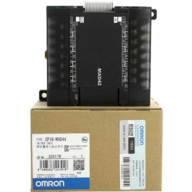 Rakuten - 新品★送料無料★OMRON/オムロン CP1W-MAD44 アナログ 入出力 ユニット★1年保証