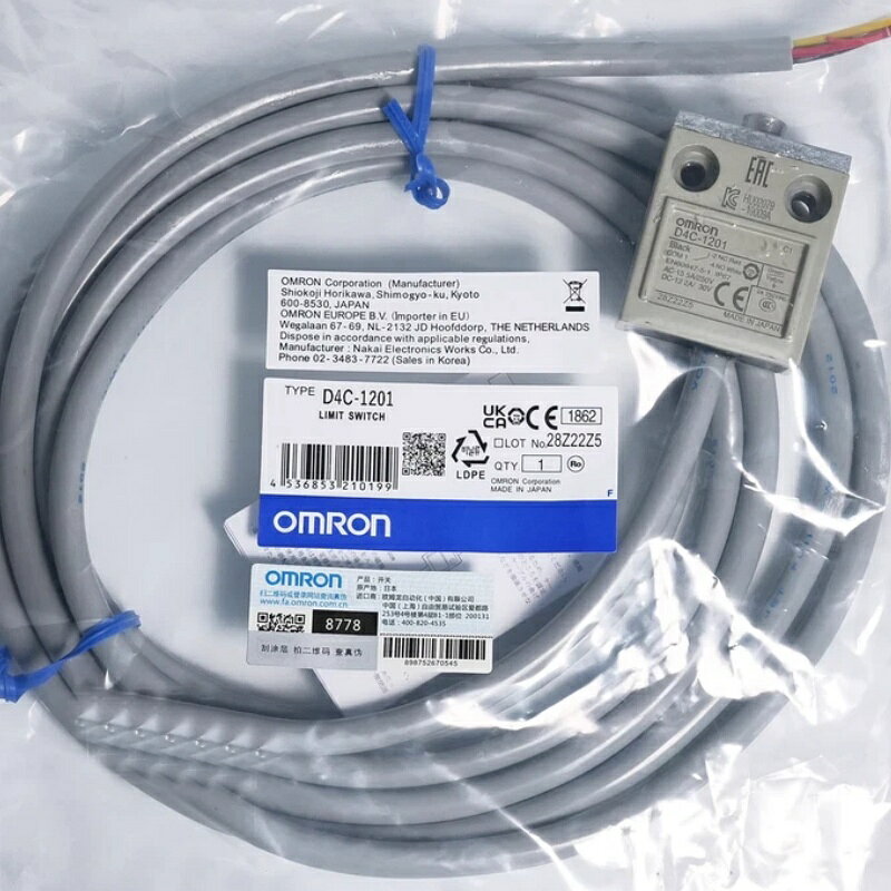 新品★送料無料★10個入りセット OMRON オムロンD4C-1201 用リミットスイッチ★1年保証