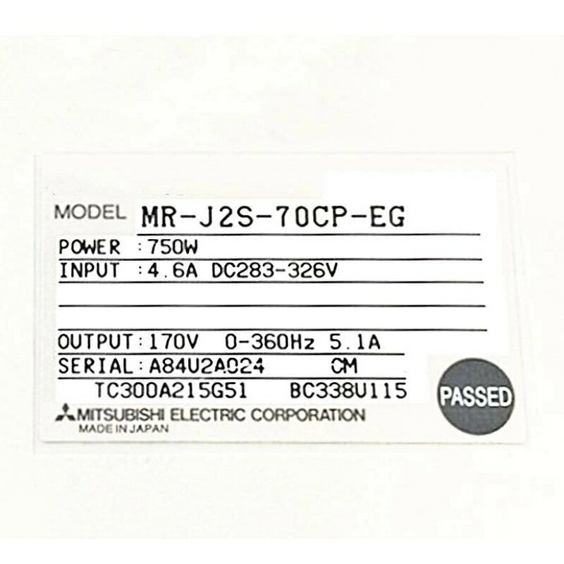 Rakuten - 新品★送料無料★MITSUBISHI 三菱電機 MR-J2S-70CP-EG★1年保証