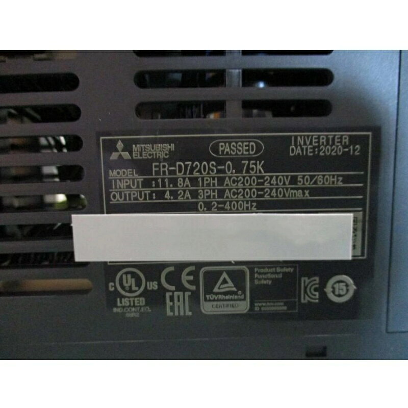 Rakuten - 新品★送料無料★MITSUBISHI三菱電機 FR-D720S-0.75K 用インバーター★1年保証