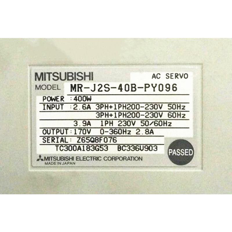 Rakuten - 新品★送料無料★MITSUBISHI 三菱電機 MR-J2S-40B-PY096★1年保証