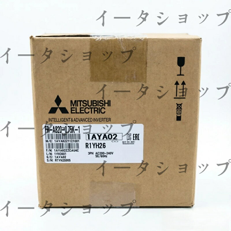 商品詳細 基本情報 商品名： 一般名称： 販売者：堀部　有紀 新品未使用 1 年保証（商品お受け取り後より適用）。 複数在庫ございます、同梱発送大歓迎です！ 発送詳細：全国一律送料無料、お届けまで通常 5～7 日程度かかります。天候・配送業者の都合により、お届けに遅延が発生する場合がございます。 スムーズな配送のため、会社名と受取人名を正確に全てご記入ください。ご了承ください。 出品中の商品は生産終了品や長期保管品が含まれる場合がございますが、全品動作確認済みで正常動作を保証いたしますのでご安心ください。 輸送時の影響により、梱包箱に若干の凹みや小傷がある場合がございます。何卒ご了承のほどよろしくお願いいたします。 ご不明な点がございましたら、お気軽にお問い合わせください。お世話になります。 弊店では三菱電機、安川電機、富士電機、オムロン等のサーボモーター及び各種モーターを販売しております。 弊店出品商品は全て 1 年保証付きですので、ご安心ください。 ご不明な点がございましたら、質問欄よりお問い合わせください。 出品以外の上記メーカーのサーボモーターも取り扱い可能です。ご希望の部品がございましたら、お気軽にご連絡ください。お得なお見積りをご提出いたします。 現在、未出品商品のお問い合わせにも対応可能です。 メールアドレス：store_rakuten@eta-online.xyz までご連絡をお待ちしております。 今後ともどうぞよろしくお願いいたします。