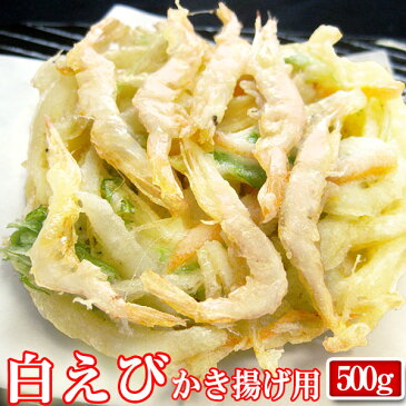 殻付き白エビ かき揚げ用 業務用500g◆北陸/富山/ご当地グルメ/お取り寄せ/富山のグルメ/えび/海老/エビ/シロエビ/富山湾の宝石/お買い得/業務用◆