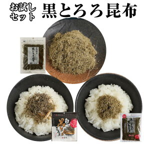 とろろ昆布 富山 お試し3種（白えび40g・手削り40g・おにぎりさん25g）セット ご飯のお供 ふりかけ 富山の昆布 富山のとろろ 黒トロロ トロロ昆布 白エビ 乾物 クロネコゆうメール