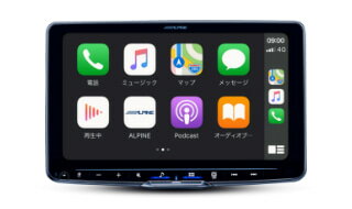 【DAF9Z】アルパイン ディスプレイオーディオ 9型 Bluetooth HDMI AppleCarPlay Android対応 フローティング ビッグDA ALPINE