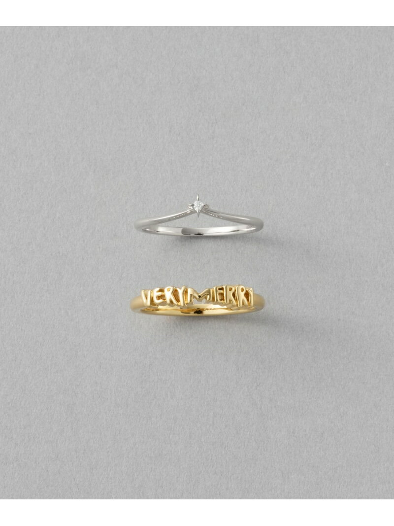 [Winter Treat｜VERY MERRY] ダイヤモンド リング セット ete エテ アクセサリー・腕時計 リング・指輪 ゴールド【送料無料】[Rakuten Fashion]