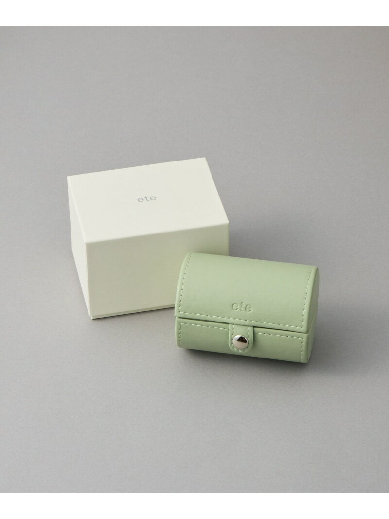 [WEB STORE限定｜Limited] ラウンド ジュエリーポーチ ete エテ 福袋・ギフト・その他 ラッピングキット グリーン[Rakuten Fashion]