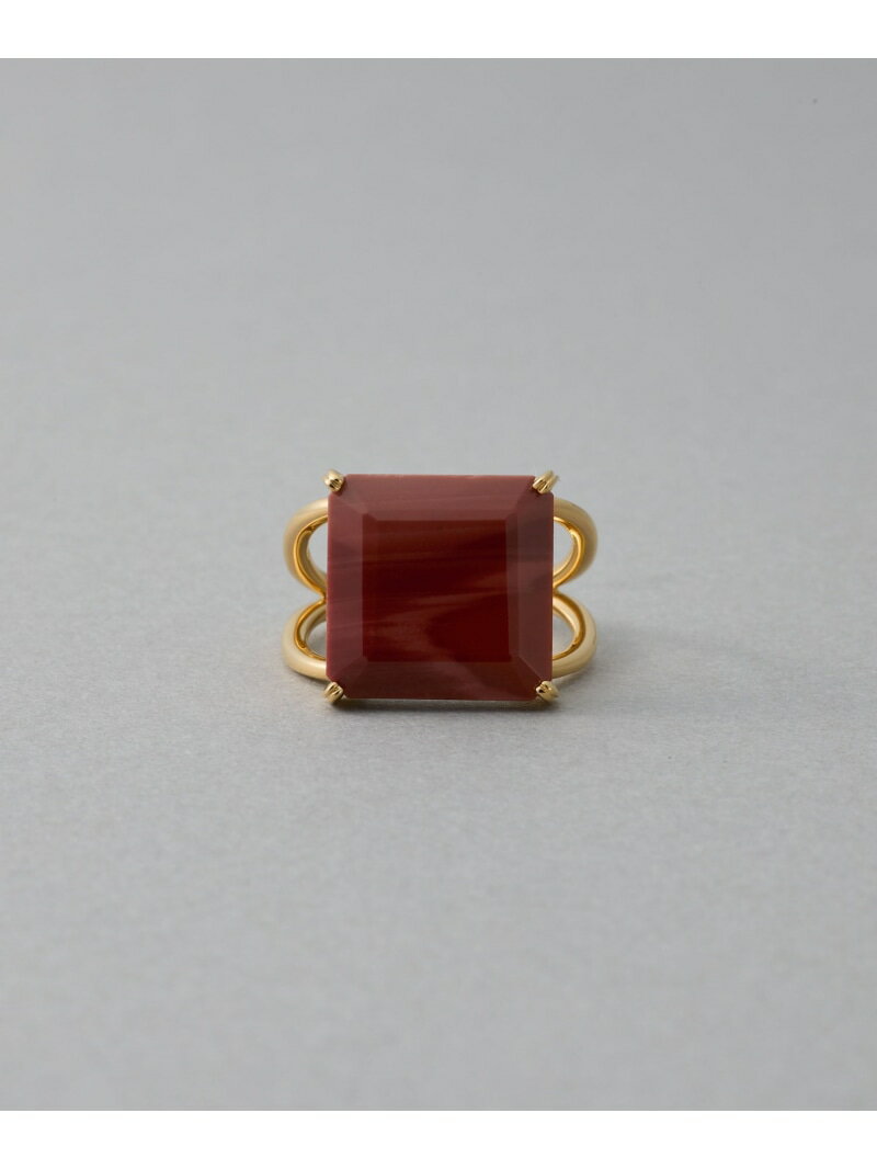 [タイル] レッドジャスパー リング ete エテ アクセサリー・腕時計 リング・指輪 ゴールド【送料無料】[Rakuten Fashion]のサムネイル