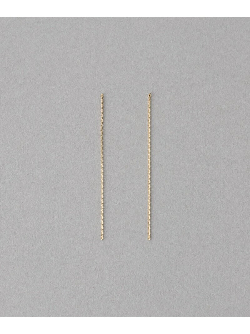 K18YG ミラーカットチェーン ピアス ete エテ アクセサリー・腕時計 ピアス ゴールド【送料無料】[Rakuten Fashion]のサムネイル