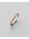 K18RBG トーン ブラウンダイヤモンド ライナーカフ ete bijoux エテ アクセサリー・腕時計 イヤリング・イヤーカフ ゴールド【送料無料】[Rak...