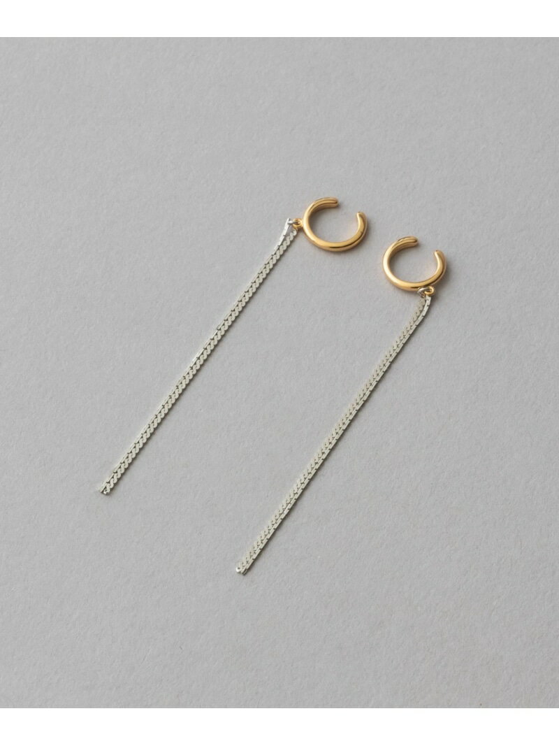 エレガントチェーン リバーシブルイヤリング バイカラー ete エテ アクセサリー・腕時計 イヤリング・イヤーカフ ゴールド【送料無料】[Rakuten Fashion]