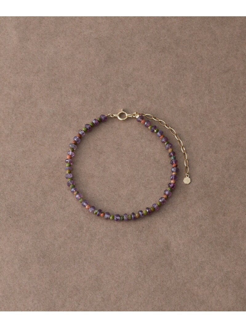 [インナージャーニー] K10YG スピネル/ユナカイト ブレスレット ete bijoux エテ アクセサリー・腕時計..