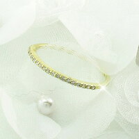 エタニティハーフエタニティダイヤモンドリングダイヤリング指輪重ねづけ華奢K18イエローゴールドK18YG0.10ct【送料無料】05P27Jan14