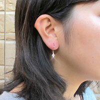 フックピアスダイヤモンドピアスダイヤピアス0.20ct18金K18ホワイトゴールドK18WGひし形揺れるブラ【送料無料】10P02Mar14