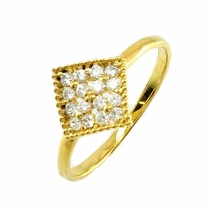 楽天Luire Deuxieme【10％OFF】ダイヤモンド パヴェ リング 指輪 レディース フラワー 花 アンティーク ミル打ち 透かし k18 18k 18金 ゴールド オータムセール