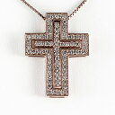 【P10倍 500円OFFクーポン】ネックレス メンズ クロス ダイヤモンド 十字架 ゴールド k18 18k 18金 ボーナスセール