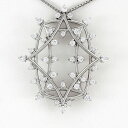 【P5倍 超ポイントアップ祭】ダイヤモンド ネックレス 18k ペンダント レディース アンティーク ゴージャス 透かし 0.5カラット ゴールド k18 18...
