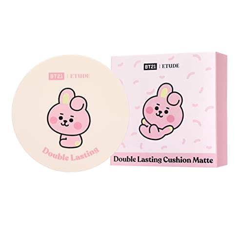 ETUDE [エチュード公式] BT21 ダブルラスティング クッションマット ニュートラルベージュ 1 個/クッションファンデーション/ファンデーション/マット仕上げ