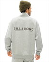 BILLABONG ビラボンWAVE LAYER HALF ZIP スウェットジャケット OAT (グレー) 秋冬新作 メンズファッション スエット スウェット...