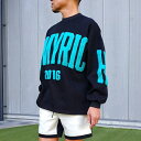 ARMYRICH アーミーリッチ 相良刺繍カレッジプリントトレーナー BLK (ブラック) メンズファッション スウェット トレーナー 長袖 クルーネック スト...