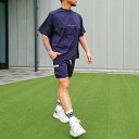 ARMYRICH アーミーリッチ ストレッチペーパーナイロンTシャツ セットアップ NAVY (ネイビー) 春夏新作 メンズファッション ナイロン トレーニング...