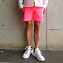 《再入荷》ストレッチダンボールショーツ PINK (ピンク) 春夏新作 メンズファッション ボトムス ハーフパンツ ショートパンツ 無地 スエット ストレッチ素...