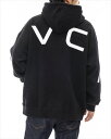 【SALE セール 】 RVCA ルーカ HITTER FAKE HOODIE パーカー BLK (ブラック) 秋冬新作 トップス 長袖 スウェットパーカー メ...