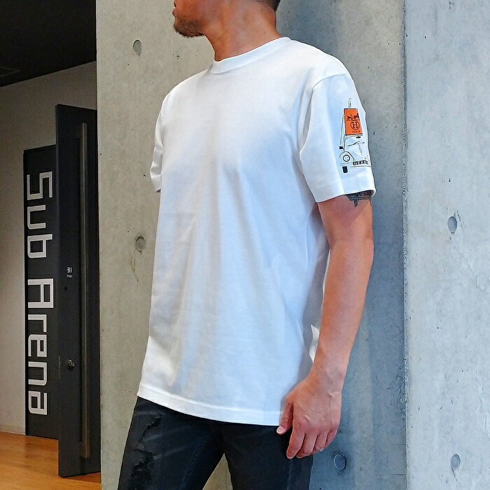 エルメス Account アカウント パロディ Tシャツ WHT (ホワイト) 春夏新作 メンズファッション レディースファッション HERMES風 エルメス風 プリントロゴ ペンキ風 ラバープリント 半袖 スポーツ ユニセックス ペアコーデ トップス