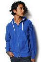 【SALE セール 】 MS.ANTLOOP ミスアントループ ZIP UP HOODY BLUE(ブルー) メンズファッション フード メンズ パーカー