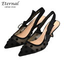 【中古】Christian Dior クリスチャンディオール J'ADIOR クリスチャンディオール スリングバック ドット パンプス サイズ35 1/2D 黒...