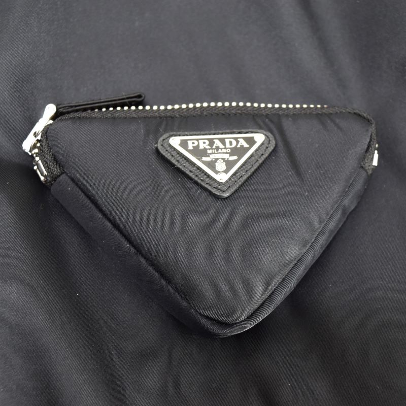 【中古】PRADA　Prada　プラダ　RE-NYLON　re-nylon　ジップアップ　ブルゾンジャ...