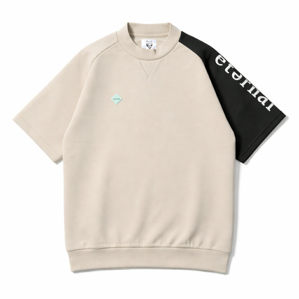 半袖スウェットモックネック eternal 春夏 スウェット ラグランスリーブ ゴルフウェア 男子ゴルフ 女子ゴルフ...