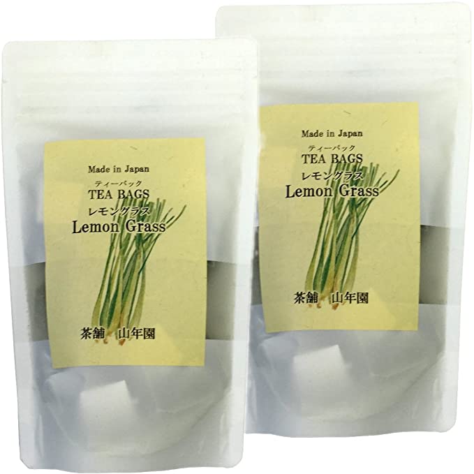 山年園 レモングラスティー ハーブティー 2g×15パック 熊本県産 ノンカフェイン 無農薬 【国産 100%】【2袋セット】巣鴨のお茶屋さん