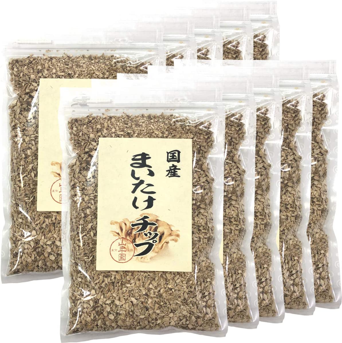 舞茸チップ 70g まいたけ【国産】 巣鴨のお茶屋さん 山年園 【10袋セット】