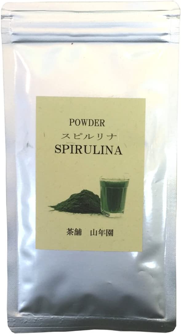 お買い物マラソン参加中 ｜ スピルリナ パウダー 60g 【無農薬 スピルリナ】 巣鴨のお茶屋さん 山年園