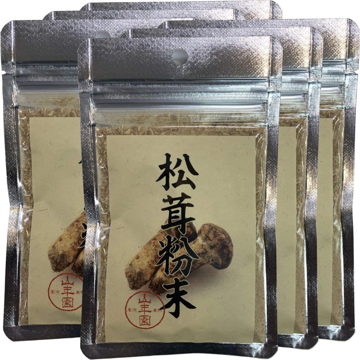 お買い物マラソン参加中 ｜ 松茸粉末 20g 農薬不使用 巣鴨のお茶屋さん 山年園 【6袋セット】